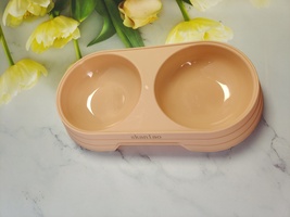 skaniao Pet feeding dishes,2-in-1 Dual Compartment Design image 2