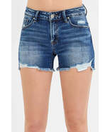 RISEN Low Rise Distressed Denim Shorts - $52.00