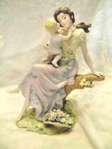 Mother and Child Porcelain Figurine - £23.16 GBP