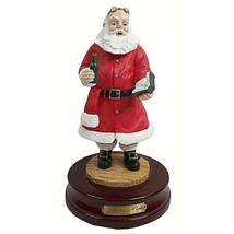 Vintage Soda Pop Figurine Duncan Royale Musical Here Comes Santa Claus 1983 - £17.01 GBP