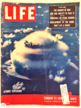 1950 LIFE Magazine, February 27 Atomic Explosion At Bikini Lagoon Danger Of War - £18.93 GBP