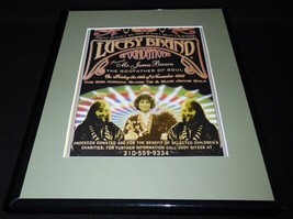 James Brown 1999 Black Tie Concert Framed 11x14 ORIGINAL Vintage Adverti... - $34.64