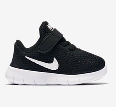 833992 001 NIKE Free RN (TDV)  Black/Metallic Silver  Sneakers Toddler Size 4C - £39.95 GBP