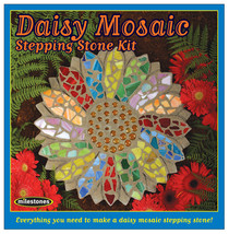 Mosaic Stepping Stone Kit-Daisy - £25.98 GBP