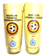 2 Hansa Dortmund 1966 Soccer Worldcup Team Germany German Beer Glasses - €25,92 EUR