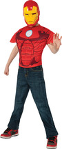 Marvel Avengers Assemble Iron Man Muscle-Chest Costume Shirt with Mask - $2,593.06 MXN