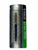 1996 Parker Jotter Black Chrome Ballpoint Pen Made USA New In Package Deadstock - £18.12 GBP