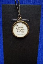 Purse Charm Bronze I Know the plans I have for you declares the Lord Jeremiah 29 - £7.98 GBP