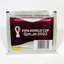 2022 Panini FIFA World Cup Qatar Soccer Sticker Pack - 5 Sticker Per Pack Sealed - £1.53 GBP