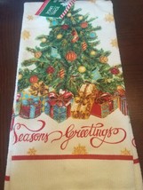 Seasons Greetings Hand towel Christmas upc 639277466198 - £14.70 GBP