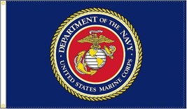 Dept Of Navy US Marine Corps Flag - 3x5 Ft - £15.68 GBP