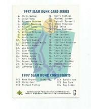 1997-98 Upper Deck Slam Dunk Checklist Card W/ Kobe, Jordan, ETC-MULTIPLES Avail - $3.99