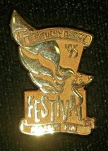 1995 - Kentucky Derby Festival &quot;Gold Filled&quot; Pin in MINT Condition - £119.75 GBP