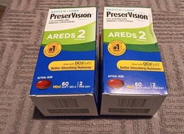 2 PreserVision Eye Vitamin & Mineral Areds 2 Formula 60 MINI SoftGels (P14) - £29.48 GBP