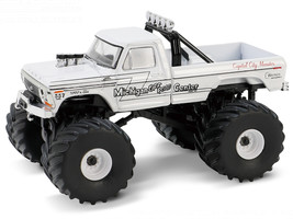 1978 Ford F-250 Monster Truck White "Capitol City Monster" "Kings of Crunch" Ser - $725.95 MXN