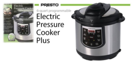Presto 02141 6-QT Electric Pressure Cooker, Stainless Steel - £59.35 GBP