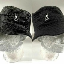 Kangol Black Embossed Reversible Bucket Hat - £95.92 GBP