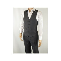 Men's RENOIR Vest Wool 140's Adjustable, Full Lining 508-3 Mid Gray image 3