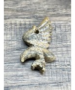 Vintage Polished Stone Eagle Pendant Southwestern Cowboy KG JD  - $146.84 MXN
