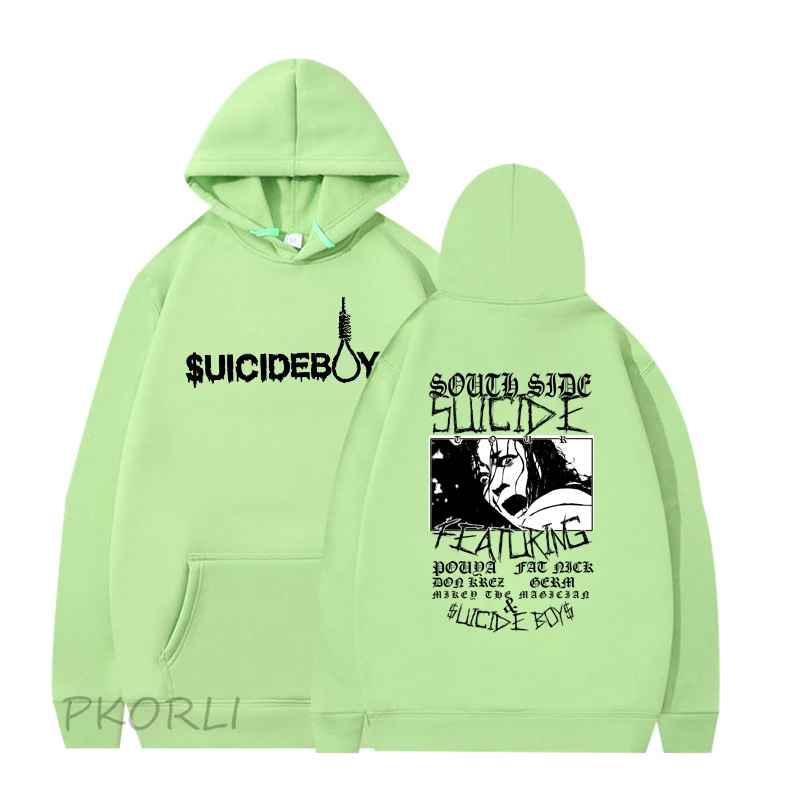  Suicideboy Hooded SweatShirt Men Women Harajuku Grey Day Rapper Hip Hop Streetw - £84.98 GBP
