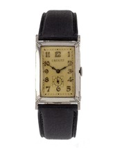 C.Bucherer 14k Weiss Gold Antik Kunst Deko Automatik Uhr Eta 500 - $3,578.48