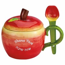 Rite Lite Hexagon Shaped Porcelain Apple &amp; Honey Dish Set for Rosh Hasha... - $31.58