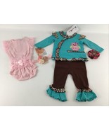 Baby Girl Sz. 6 Mo. Outfit 5 Pc Set 2 Outfits Vitamins Baby Sweet &amp; Soft... - $31.06 CAD