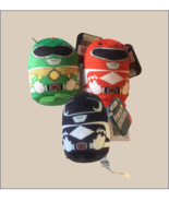Power Rangers Podpals 3&#39;&#39; Plushies - Green Red &amp; Black Ranger - €11,54 EUR