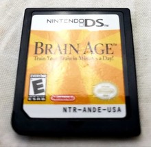 Brain Age: Train Your Brain in Minutes a Day Nintendo DS Video Game only - £3.95 GBP