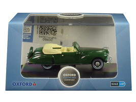 1941 Lincoln Continental Convertible Spode Green 1/87 HO Scale Diecast Car Oxfor - £18.77 GBP