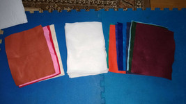 Assorted color Felt 9 in x 12 in New + Free pieces - $12.00
