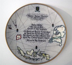 Scammell Lamberton Prinses Margriet Wall Netherlands Aid Plate circa 1943 - $42.75