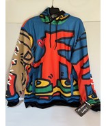 NEW Keith Haring x Members Only Graffiti Pullover Hoodie Sweatshirt Jack... - $62.47 CAD