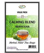 Calming Blend Nerviosan Herbal Filter Tea Value Pack 60 tea bags Valeria... - £17.76 GBP