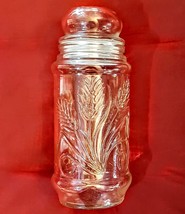 Planters Mr Peanut Glass Apothecary Jar Canister VTG 1982 Wheat Scroll Anchor - £13.94 GBP