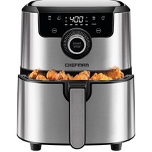 CHEFMAN Air Fryer Healthy Cooking, 4.5 Qt,User Friendly and Dual Control... - £120.34 GBP