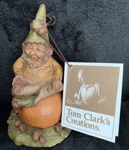 Tom Clark’s Creations “OJ” 1993 Figurine Gnome On An Orange Signed By Artist - $74.25