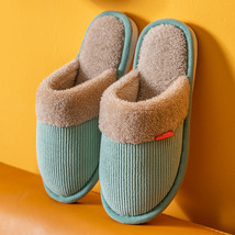 Winter House Women Faux Slippers Warm Plush Cotton Shoes Indoor Floor Bedroom Fl - £20.01 GBP