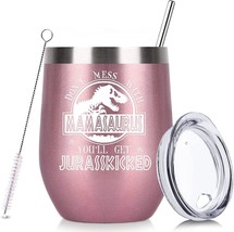 Rose Gold Wine Tumbler Unique Gifts for Birthday Mothers Day Christmas -  12oz - £11.57 GBP
