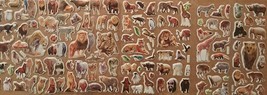 Safari Animals 6 sheets high detail 3D puffy stickers - £5.81 GBP