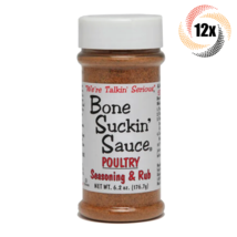 12x Shakers Bone Suckin' Sauce Poultry Seasoning & Rub | 6.2oz | Fast Shipping - £78.17 GBP