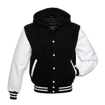 Hybrid Black &amp; White Varsity Jacket - $53.00