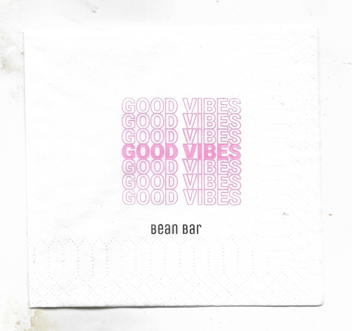 Cyprus good Vibes bar paper napkin tissue for collectors - $1.70