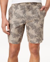 Tasso Elba Men&#39;s Fern Print Casual Shorts, Color: Sable , Size:34 - £20.49 GBP