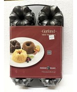 Harvest Garland Mini Cast Aluminum Bundt Pan By Nordic Ware New - $677.21 MXN