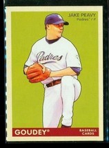 2009 Upper Deck Goudey Baseball Trading Card #165 Jake Peavy San Diego Padres - $8.41