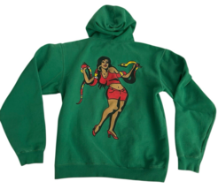 Official Migos Graphic Python Hoodie Sweater Sweatshirt Men&#39;s Green Hood... - $76.00