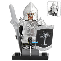 Armored Gondor Soldier The Lord of the Rings Minifigure Compatible Lego Bricks - £2.36 GBP