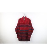 Vintage 90s LL Bean Womens Large Rainbow Southwestern Knit Tunic Sweater... - $1,190.16 MXN