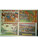 Vintage 1960 Circus World Museum Poster Set of 4 Posters New Old Stock - £15.66 GBP